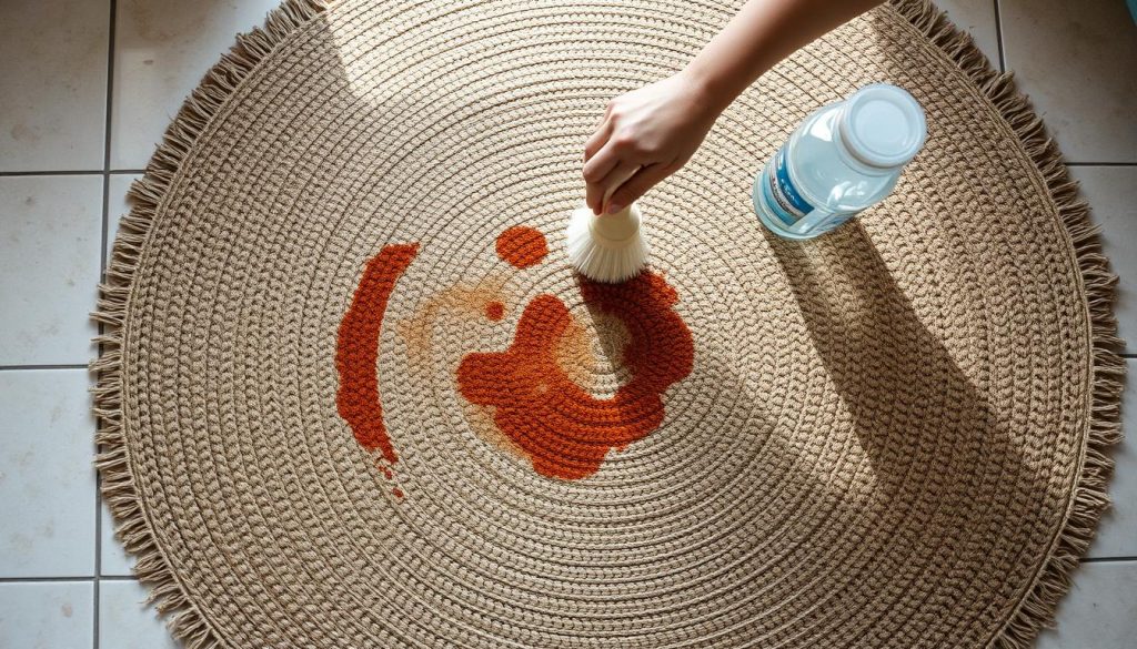 jute rug cleaning process