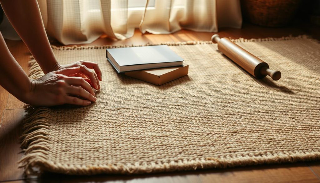 rug flattening methods
