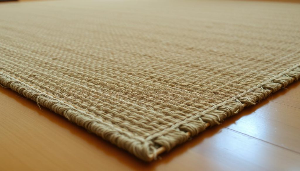 sealed jute rug