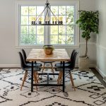 How Big Area Rug under Dining Room Table